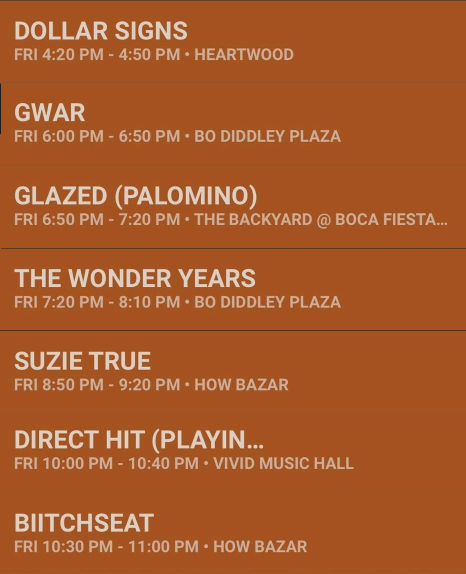 apl_cdr's tweet photo. all the bands i saw at fest this year, put into three images badly edited together in ms paint. #fest #thefestfl #fest21 https://t.co/6jnVpZOnIS
