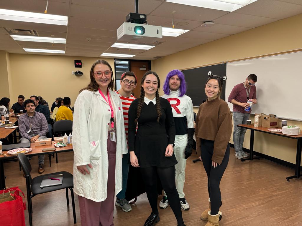 VerduLab's tweet image. We found Waldo at our Farncombe journal club's Halloween event / team building session where we discussed the consequences of academic dishonesty and data manipulation #spookyscience