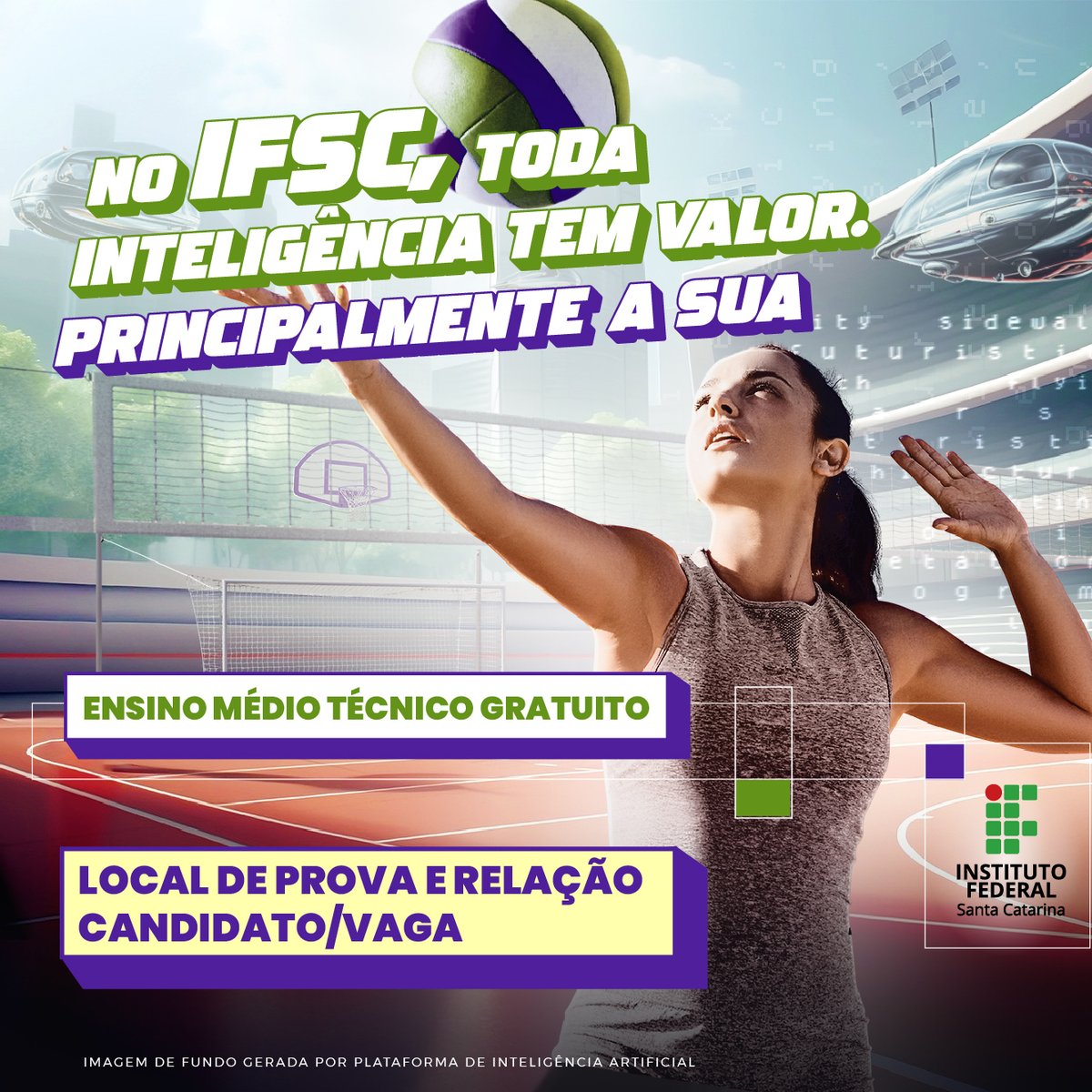 Está  chegando! O Exame de Classificação para nossos cursos de Ensino Médio  Técnico será dia 19 de novembro. No Portal do IFSC você já pode  verificar seu local de prova e a relação candidato/vaga de todos os  cursos. Saiba mais: bit.ly/Edital05-24-1-…