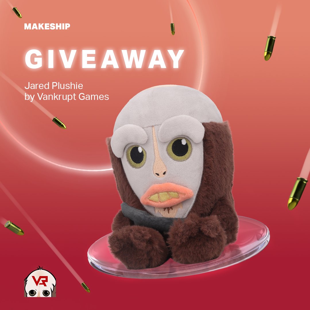 We have partnered with Makeship for a Jared Plush campaign that kicks off in 2 days! Join our discord now and check out our #announcements channel if you want to enter a free giveaway! 

discordapp.com/invite/pavlov-…