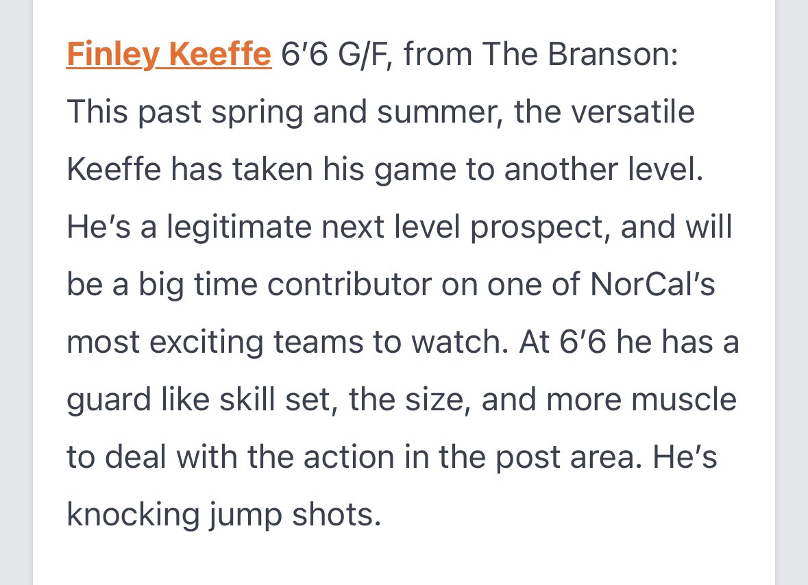 Appreciate the recognition <a href="/PrepHoopsNorCal/">Prep Hoops Nor-Cal</a> <a href="/bransonhoops/">Branson Boys Basketball</a>