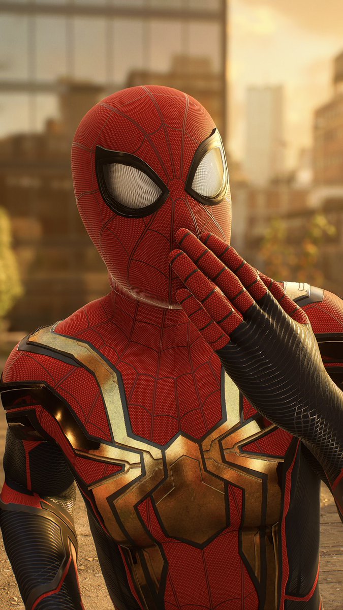 ratched301's tweet photo. My reaction everytime I see how gorgeous the new Spiderman game is 🕷️. #VirtualPhotography #vp https://t.co/tLdmaymYFN