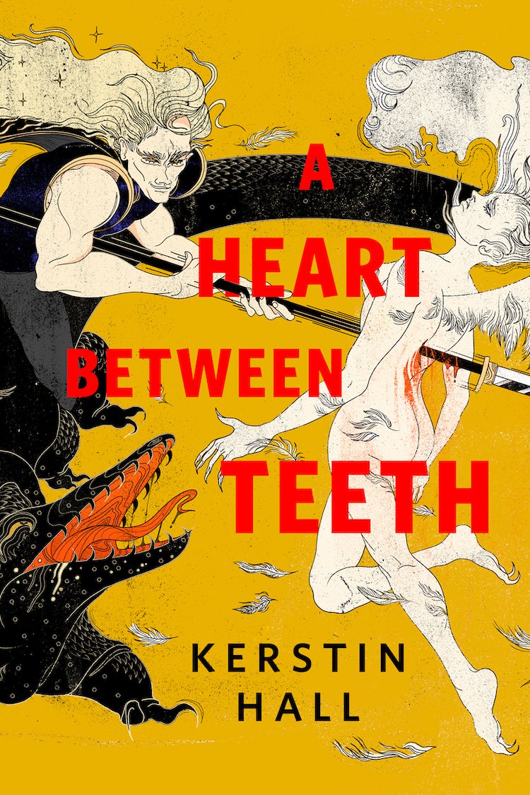 'A Heart Between Teeth' by @Kerstin__Hall, a new novelette set in the realms of her acclaimed The Mkalis Cycle series, illustrated by @cristinabencina, is now available for FREE over on @tordotcom! tor.com/2023/11/15/a-h…