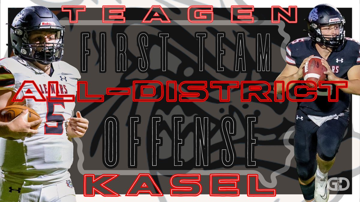 Congrats to Drew, Teagen, and Evan first team All-District for the Dogs!