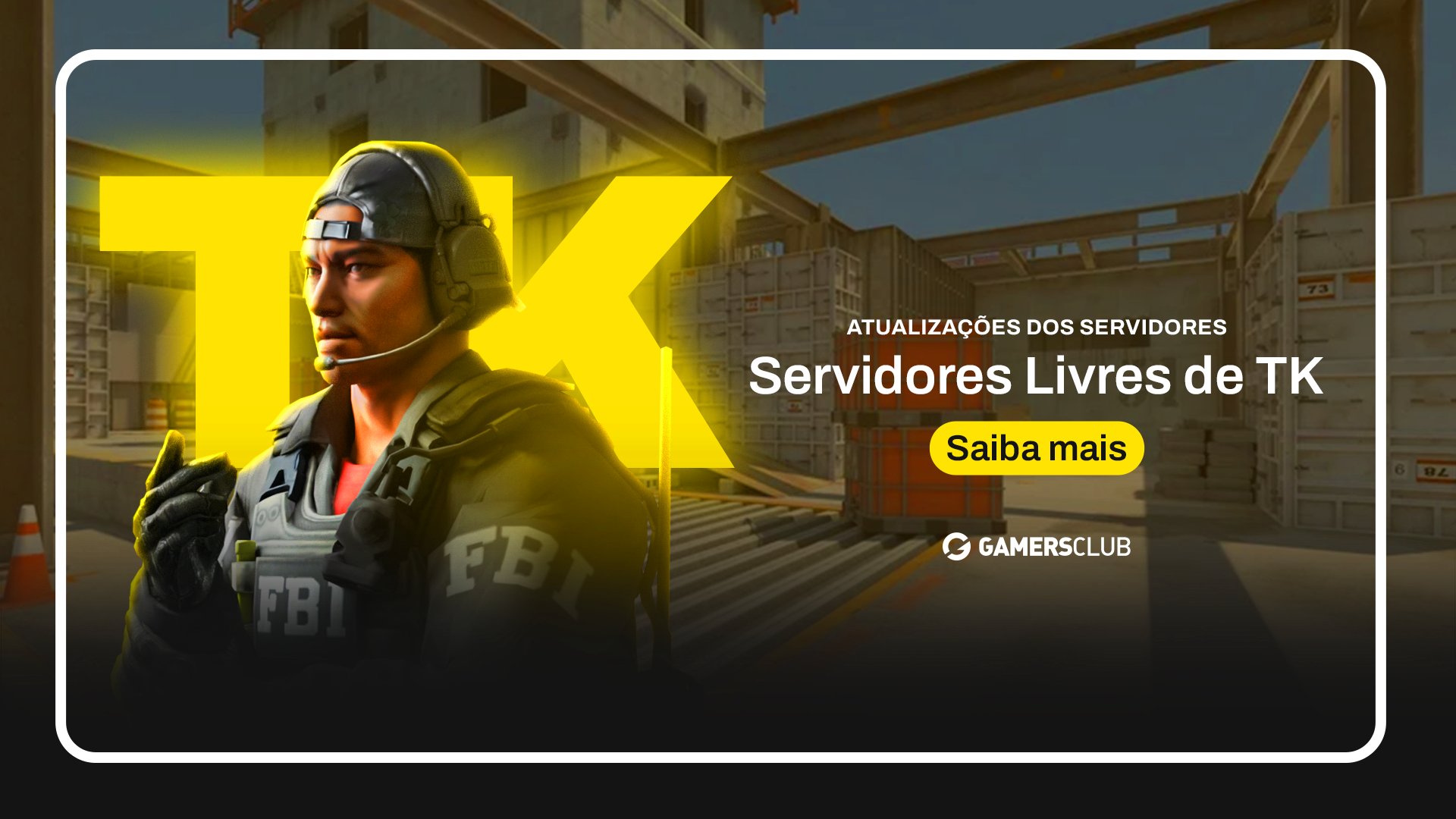 Gamers Club Counter-Strike on X: 🚨AGORA: VOCÊ NÃO VAI MAIS TOMAR DANO PRO  SEU COMPANHEIRO DE EQUIPE! Atualizamos os nossos servidores e agora eles  tão LIVRES DE TK em armas e facas! (