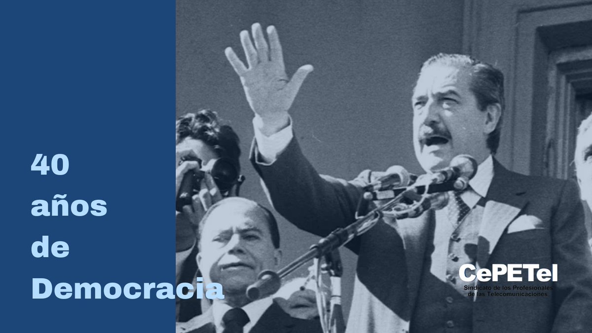 cepetel's tweet photo. 🗳️ Hoy conmemoramos 40 años de las elecciones de 1983, un momento crucial para la democracia en Argentina. Recordemos la importancia de defender nuestros derechos cada día. La democracia es un bien preciado. 🇦🇷✨ #40AñosDeDemocracia #ArgentinaDemocrática #Cepetel https://t.co/ZHdDXujzjh
