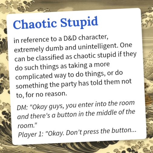 Chaotic Stupid - buff.ly/47g4qsN