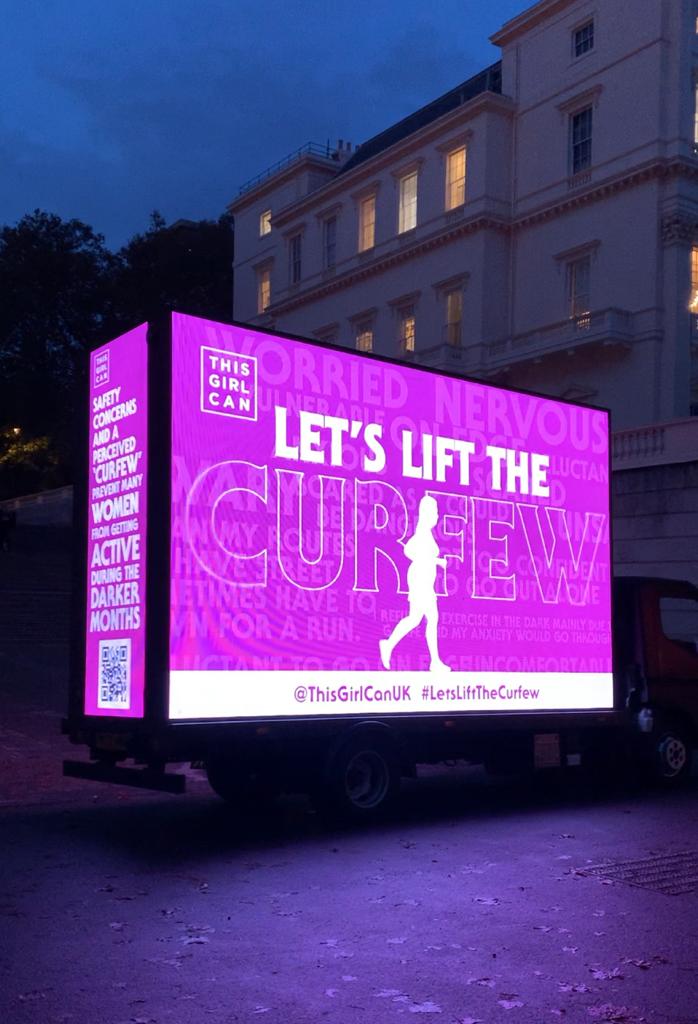 Join the conversation, and together #LetsLiftTheCurfew. #ThisGirlCan