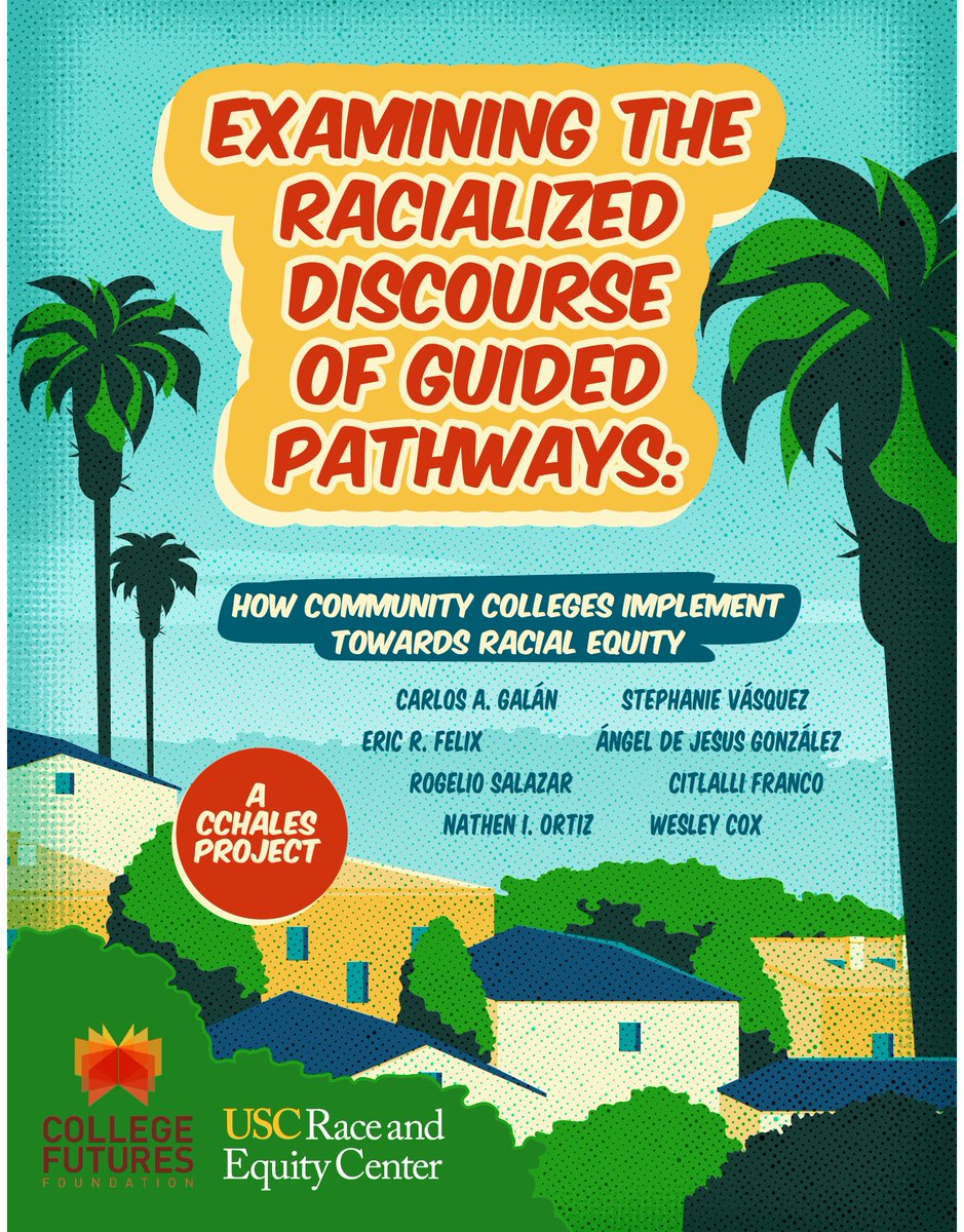 USCRaceEquity's tweet image. REPORT RELEASE DAY! The latest #CCHALES report provides the most current examination to date of how 115 @CalCommColleges described implementing #GuidedPathways to address racial inequity over the last five years. 

Read here racialequityforccc.com/reports