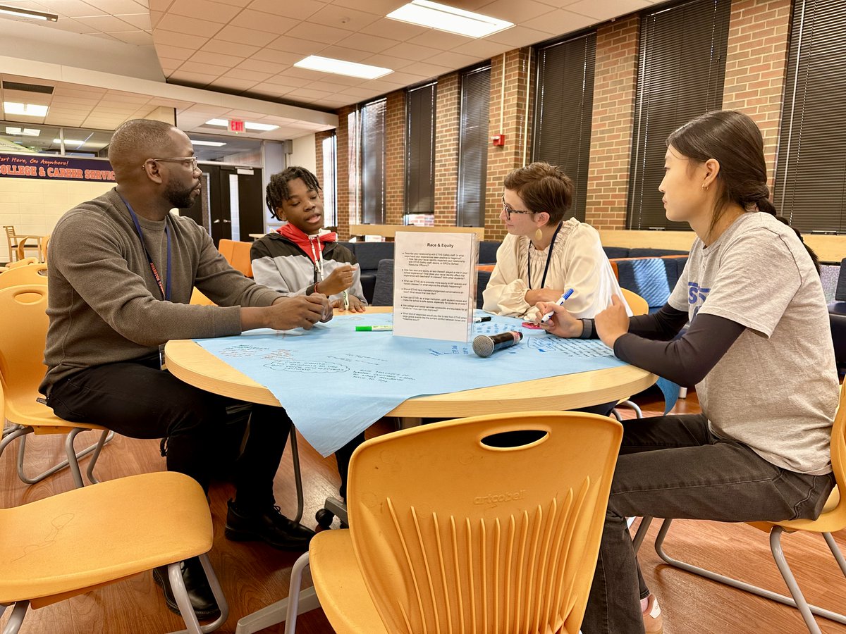 ETHSWildkits's tweet photo. Today, the ETHS Student Union hosted its annual Student Voice Forum. It's a day dedicated to uplifting student voices, where hundreds of Wildkits gather and share suggestions for the school with one another and school administrators. #wildkitway #wildkitpride #wildkitvoice https://t.co/JGVjmeJZ5r