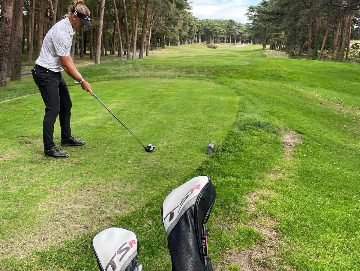 matt7168's tweet photo. On the bag for @grierson_james last week for Stage 2 @PGATOUR_Japan Q School. Got the job done and off to Stage 3. https://t.co/fVxApxHDFN