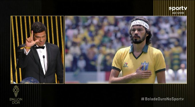 Lembrei quando o Raí fez o L na premiação da bola de ouro ano passado