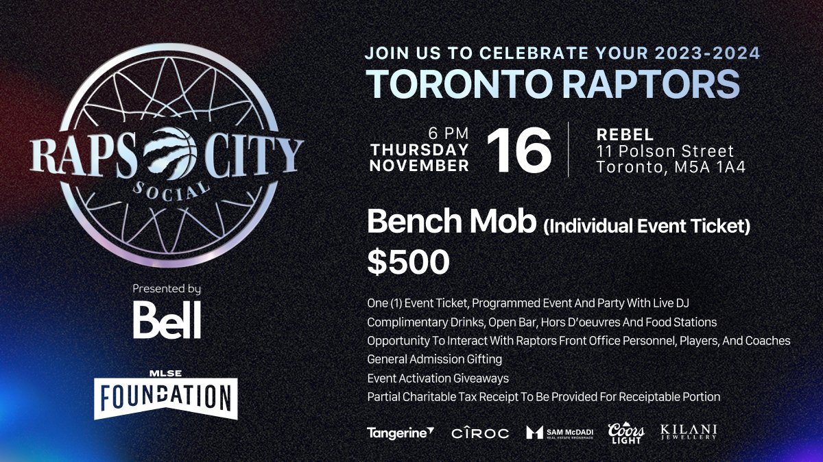 MLSE Foundation tweet media