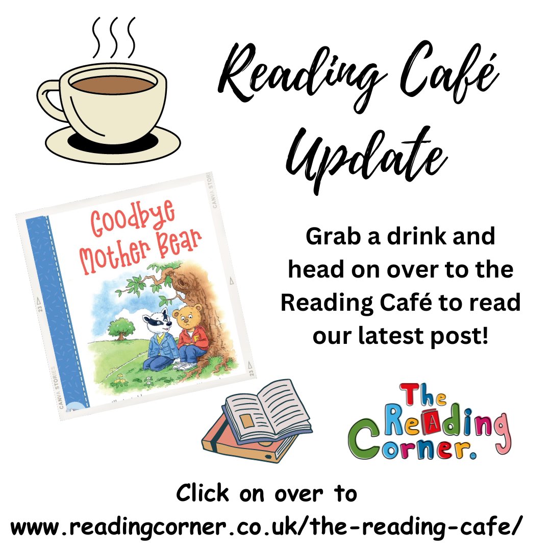 Head on over to the Reading Café to the read our latest blog post from author @searle_author . Read about why he wanted to become an author and start his own series of books!

A huge thank you to Adam who has donated some of his books too!

readingcorner.co.uk/the-reading-ca…