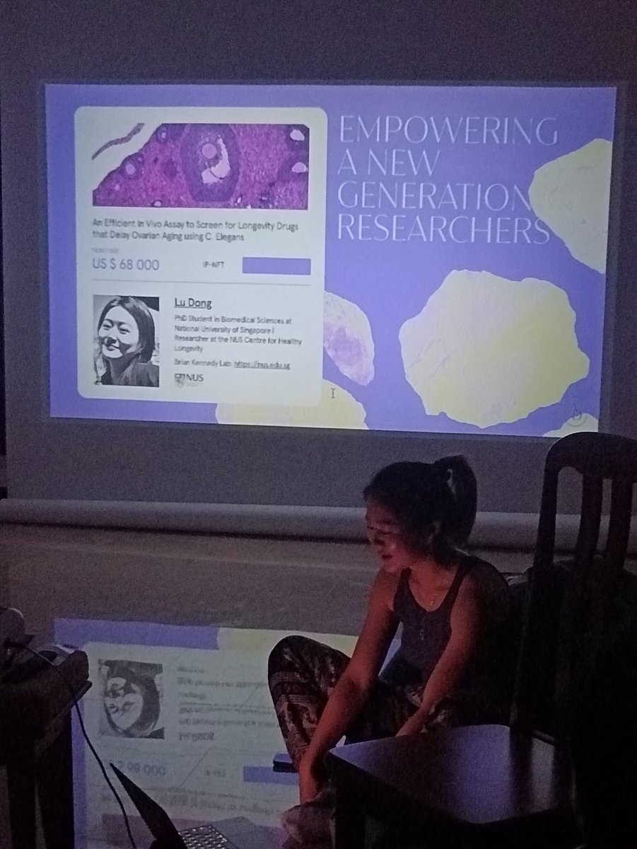 athenabiorg's tweet photo. Based in Singapore? 

Anytime there is a #longevity meet up look out for @DONG_Lu_ to learn more about her research in reproductive longevity. 🧬🪩 https://t.co/XK4xJE7crC
