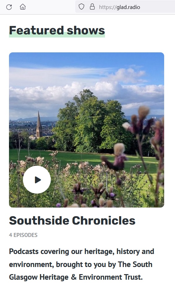 'Southside Chronicles' podcast @gladradio Ep 2: 'Doune Castle' ~SGHET'S Dougie McLellan reprises his blog post & tells Erin Burrows how this bygone Shawlands venue linked-up & catalysed the emerging late 70s & 1980s music scene #SGHETpodcast #musicheritage glad.radio/sside-chron-2-…