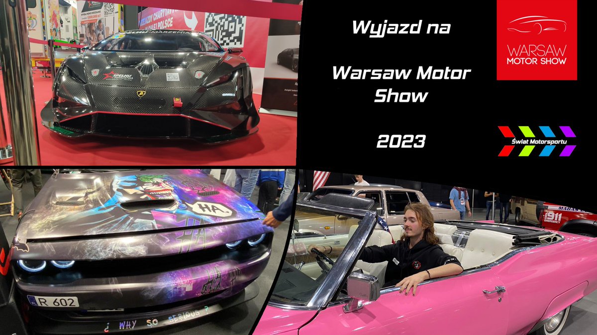 SMotorsportu's tweet image. Rozważaliście kiedyś wybrać się na największe targi motoryzacyjne w Polsce? W tym filmiku dowiecie się wszystkiego, co miało miejsce na Warsaw Motor Show 2023! Zapraszamy do oglądania.

📺: youtu.be/HfWI1PPnvZE

#WarsawMotorShow #WMS2023