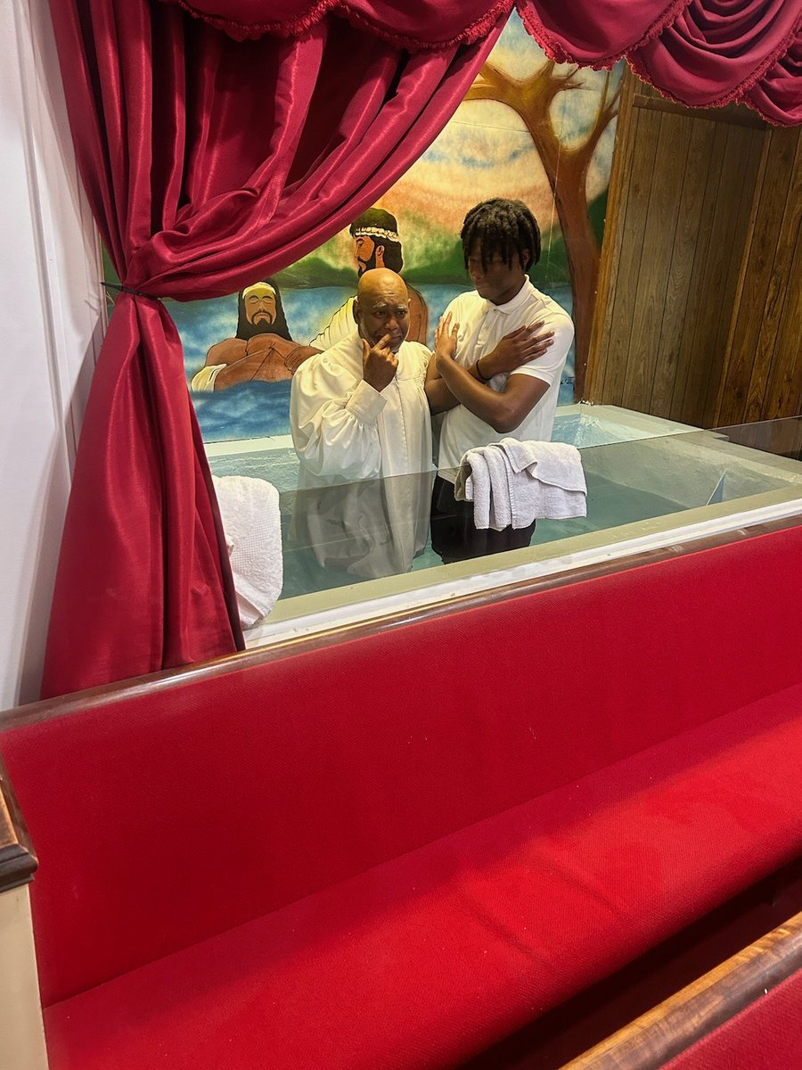 My son <a href="/NickjLong24/">Nicholas Long</a> got baptized yesterday, giving his life to Christ. He's been through a lot this past year between losing his grandparents and tearing his acl. He continues to push through. I love you son
