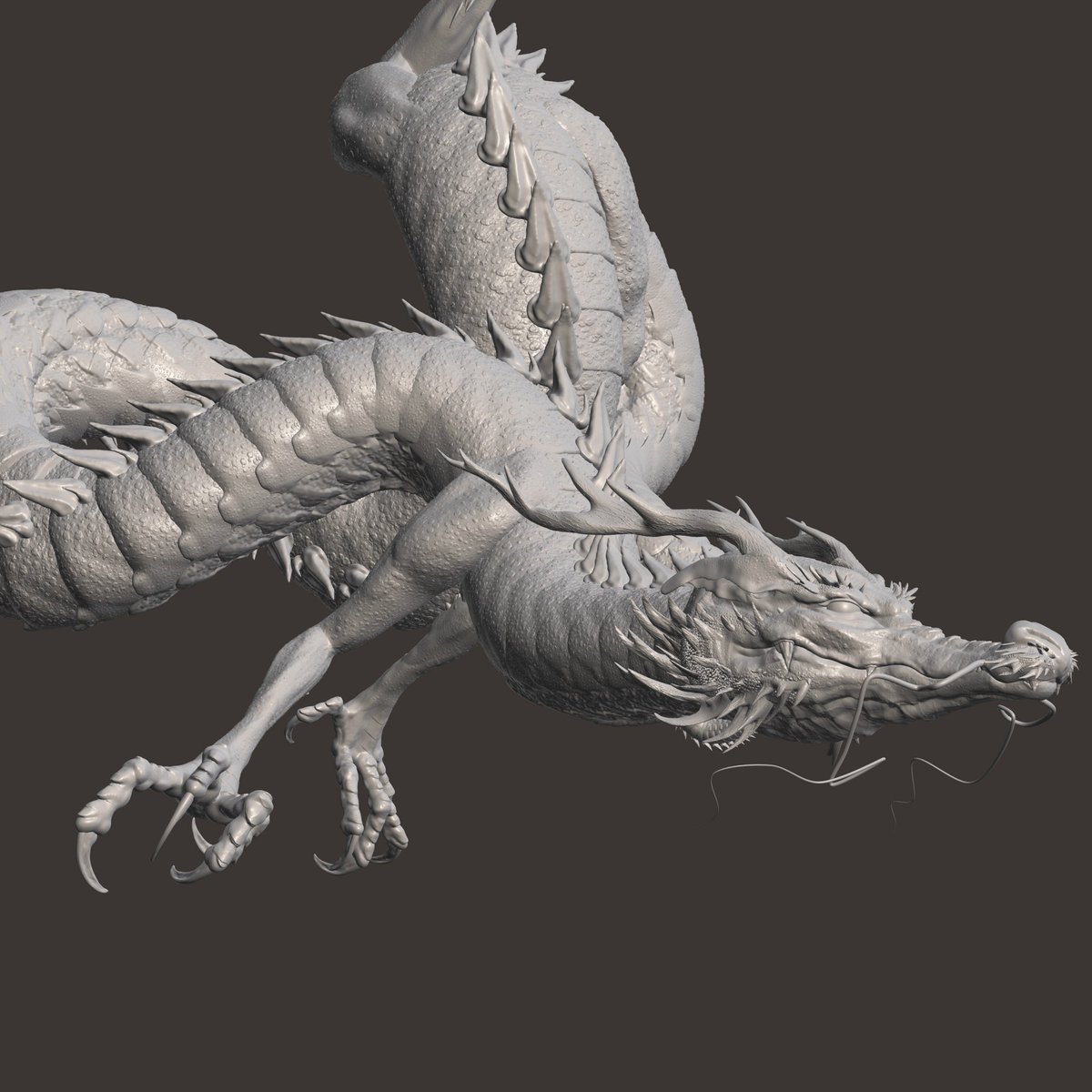 ArtemisRiedi's tweet photo. The dragon I did on #nomadsculpt. 

#fantasyart #sculpting #creaturecorner https://t.co/Ye5URwDxFQ