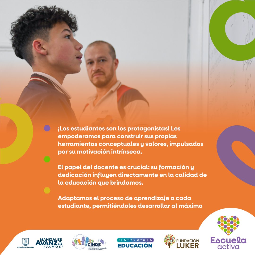 FundacionLuker's tweet photo. El impacto de Escuela Activa se extiende más allá del aula, permeando las relaciones institucionales y fomentando espacios de reflexión entre docentes, directivos y la comunidad. 
Agradecemos a nuestros valiosos aliados,  @SecEducacionMz y @FundacionCinde por hacerlo posible. https://t.co/hceKhoB6U2