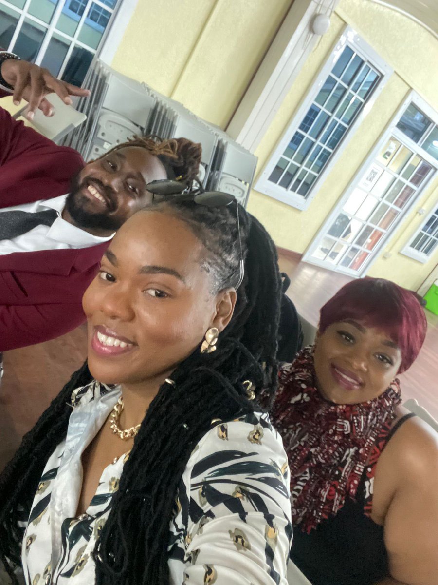 JCManagement_1's tweet photo. Work Mode with the JCM team last weekend for our client @triplekayband for World Creole Festival in Dominica ! @DayneeJob @kristalalex @JelanCumb ! #worldcreoleday #jcmteam #dominica #triplekay #clients #work #travel #workmode #jcmanagement https://t.co/NVl5jPDTSF