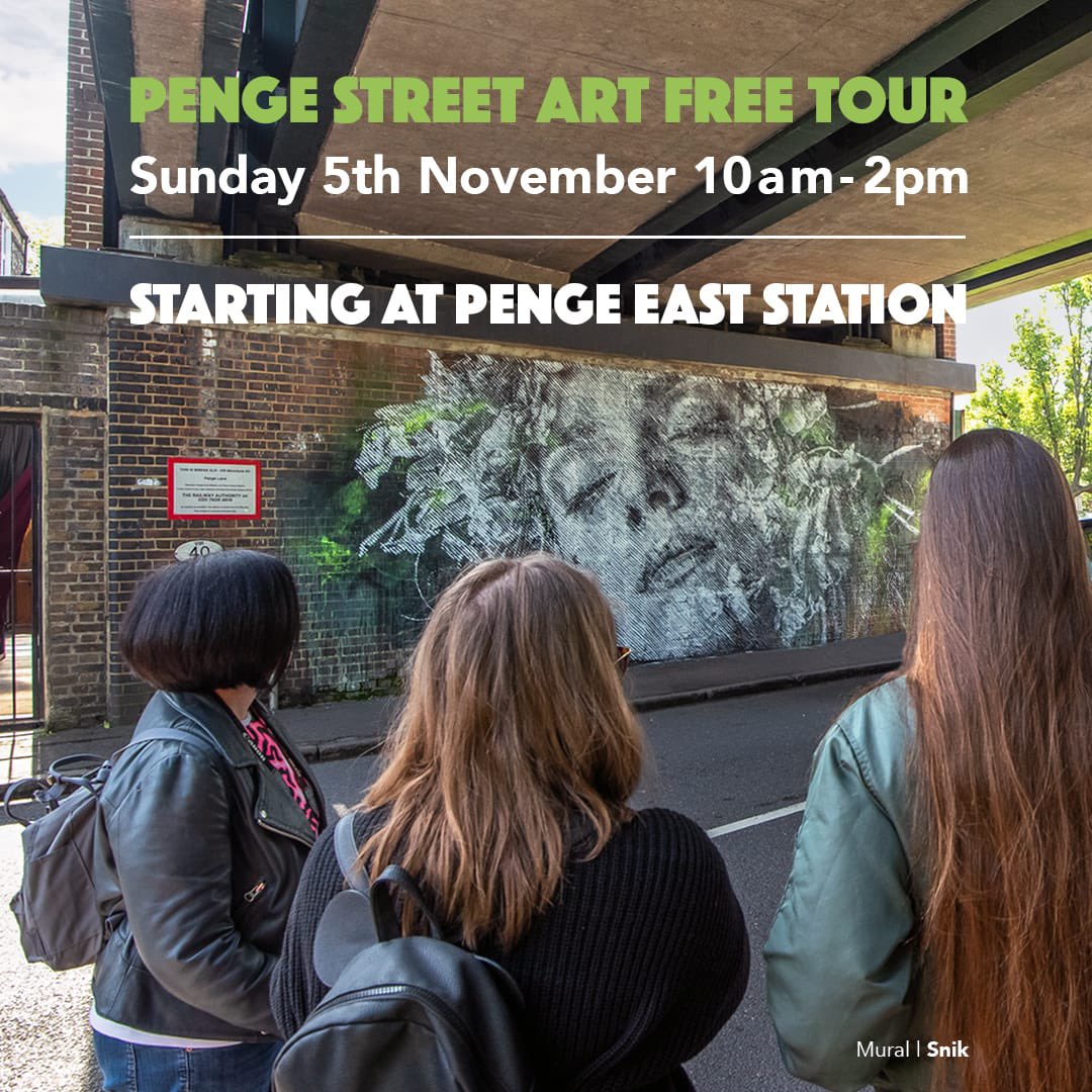 LWBromley's tweet image. FREE STREET ART TOUR! 
This Sunday 5 Nov 
It’s free and no booking needed but donations to Living Well very welcome. 
10am at Penge East station. 
Come along and see the epic #streetart that Penge has to offer. 
Thanks London Calling Blog!