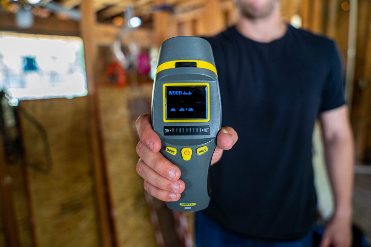 If left unchecked, moisture buildup can not only weaken the structural integrity of your home, but could lead to toxic mold buildup that can put people at risk for respiratory illnesses. 😧

Safeguard your home all year with the MM9 Pin/ Pinless Moisture Meter! 🤝