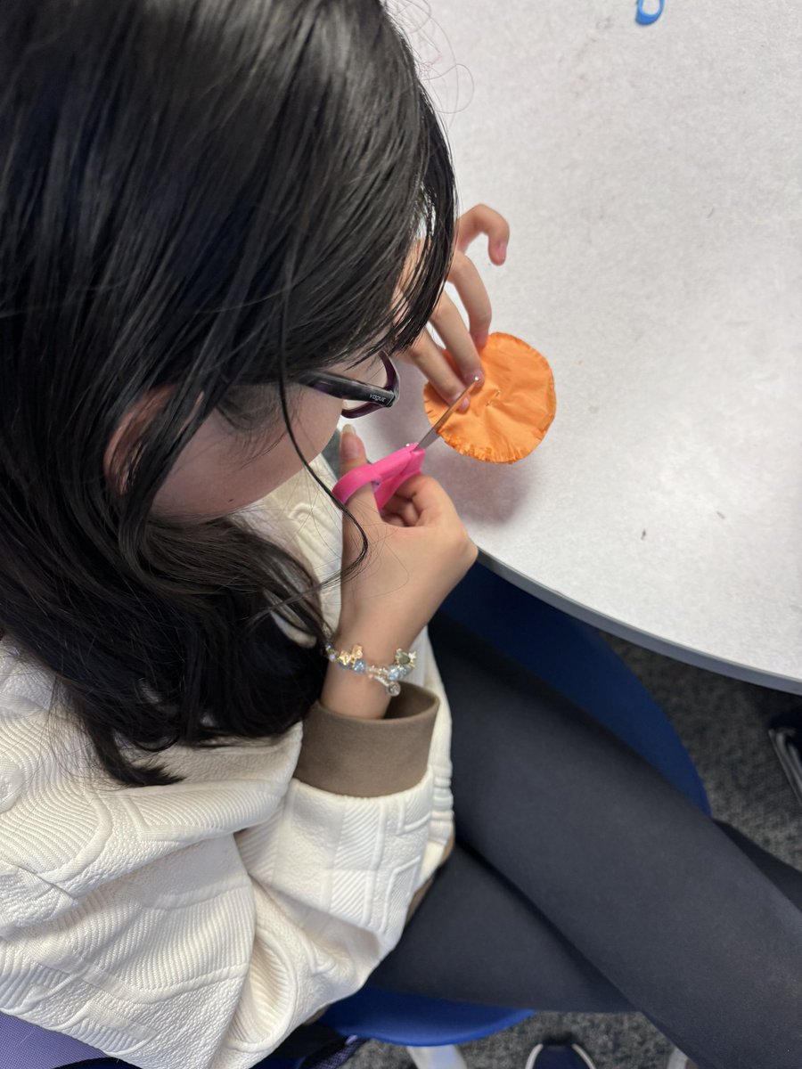 ronnyareth's tweet photo. Cempasúchil (marigolds) are used to decorate gravesites and altars since they guide the spirits back to the land of the living using their vibrant colors and pungent scent. @eastcarymiddle scholars made some to beautify our ofrenda @Ndavis615 @ParticipateLrng @mlopez8science https://t.co/l3lAkTldbv