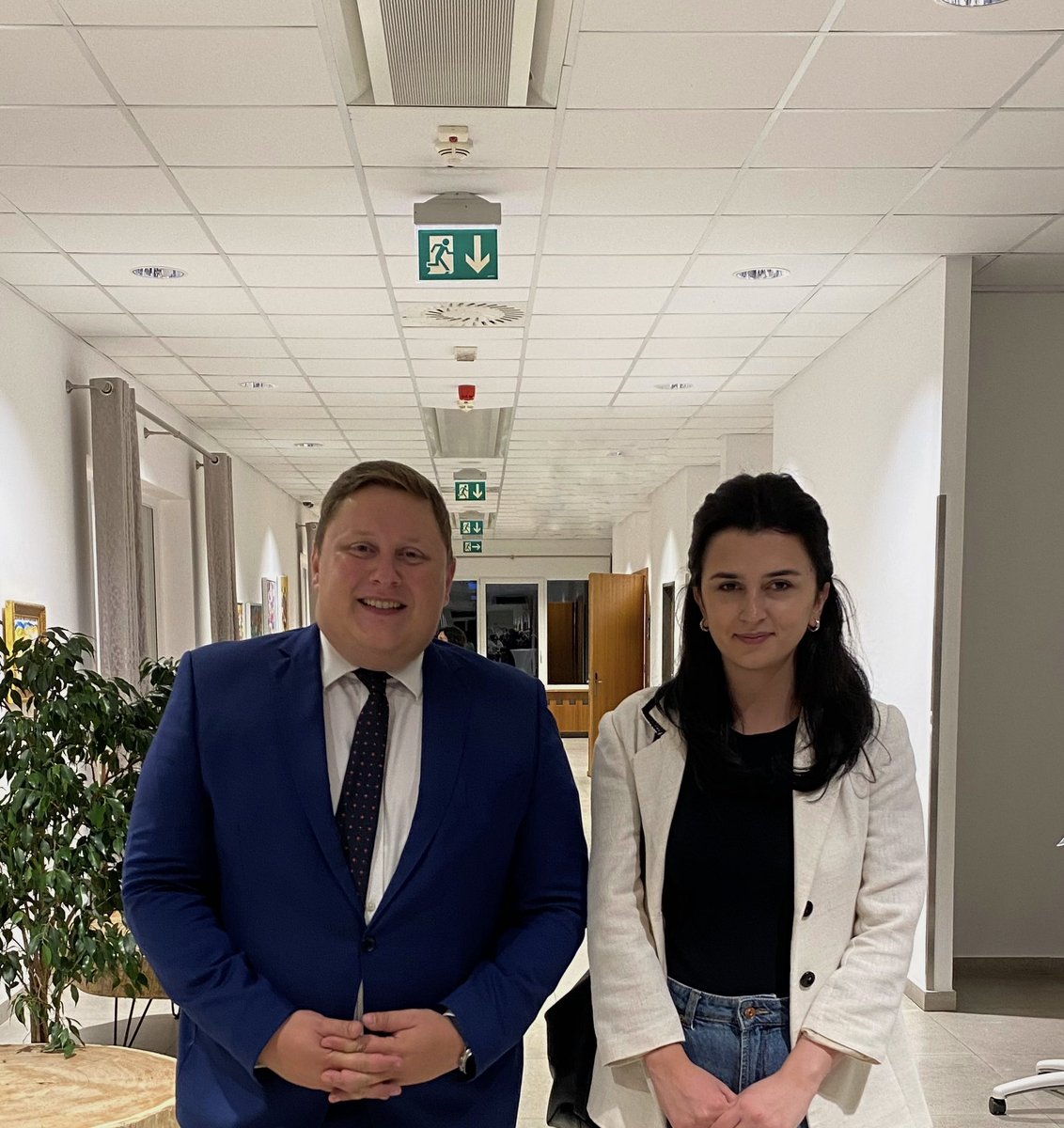 irisacupa's tweet photo. Grateful for the cooperation offered by KAS Albania and its director Mr. @truettershoff. 
At the Farewell Reception today, I wished Mr. Rüttershoff success in his journey and I expressed my grattitude as a KAS schoolar for his attention to the young generation! https://t.co/1wPJbwN4mp