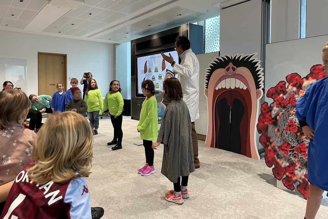 I enjoyed watching Ker-Pow! this afternoon and seeing our daughter light up this evening as she recounted everything she’d learnt. Thank you @thepandemicinst and @runningmadprof! We are keeping our eyes peeled for more science-themed half-term activities.