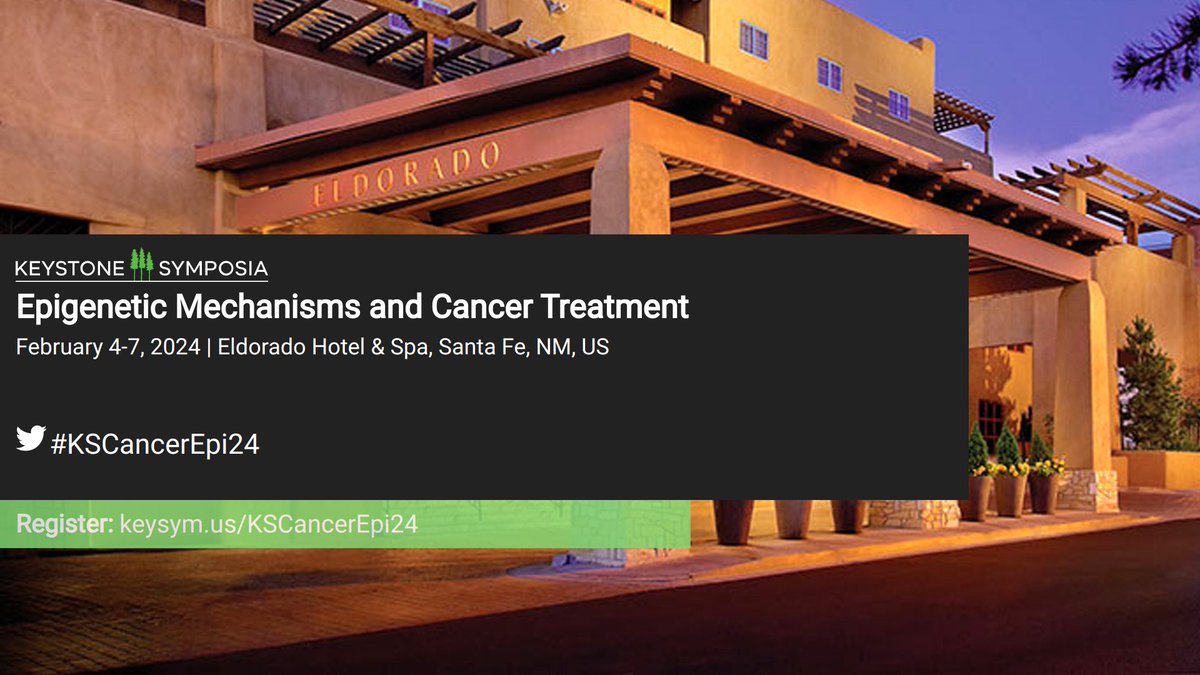 Looking forward to a great <a href="/KeystoneSymp/">Keystone Symposia</a> #Epigenetic Mechanisms and #CancerTreatment meeting organized by Tony Kouzarides <a href="/TKLABUK/">Tony Kouzarides Lab</a>, Rab Prinjha, and Marisa Bartolomei <a href="/Marisa_S_B/">Dr. Marisa Bartolomei</a>. #KSCancerEpi24 <a href="/NUFeinbergMed/">Northwestern Feinberg School of Medicine</a> <a href="/NU_BMG_SQE/">Northwestern BMG and SQE</a> <a href="/GSK_bio/">GSK GlaxoSmithKline</a> <a href="/Penn/">Penn</a> keysym.us/KSCancerEpi24