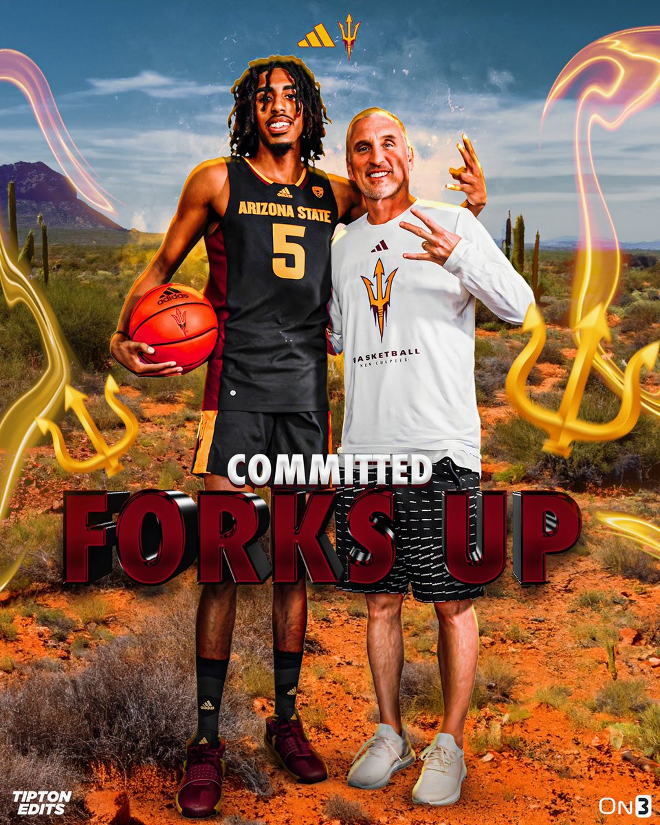 NEWS: Amier Ali, the No. 63 overall player in the 2024 class, tells me he’s committed to Arizona State. Story: on3.com/college/arizon…