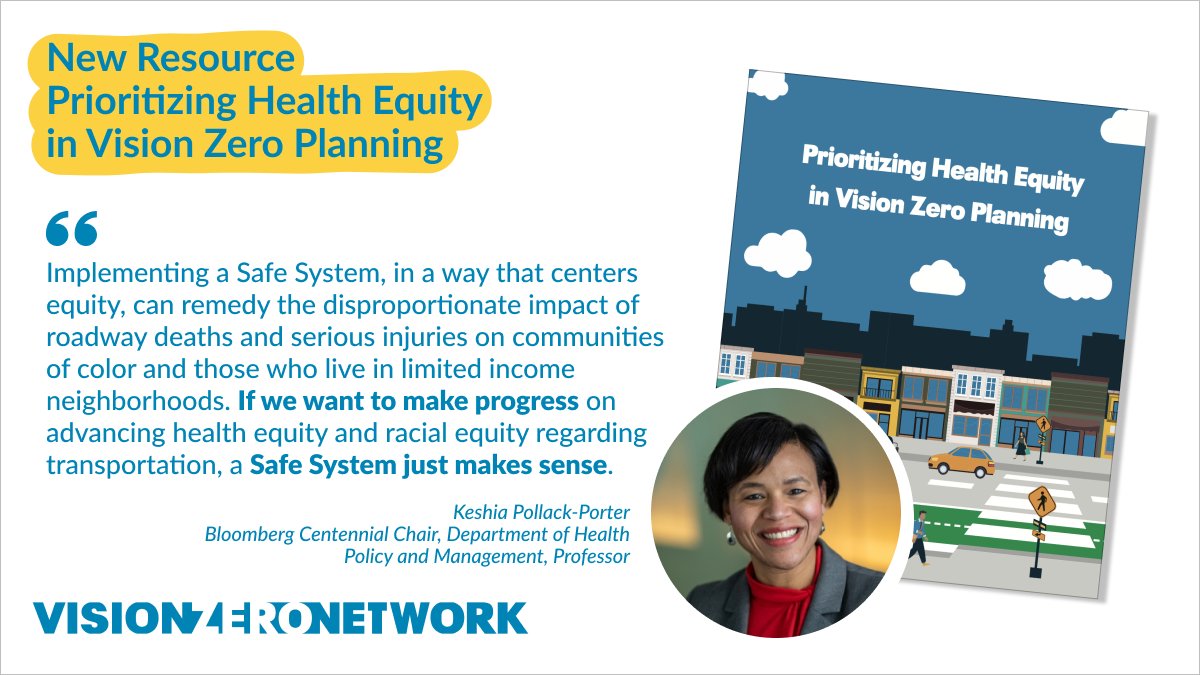 Thank you @DR_KMP @JHU for helping lift up the importance of centering equity in a #SafeSystem to address the disproportionate safety impacts in our everyday transportation system. Read more shorturl.at/aiqF1