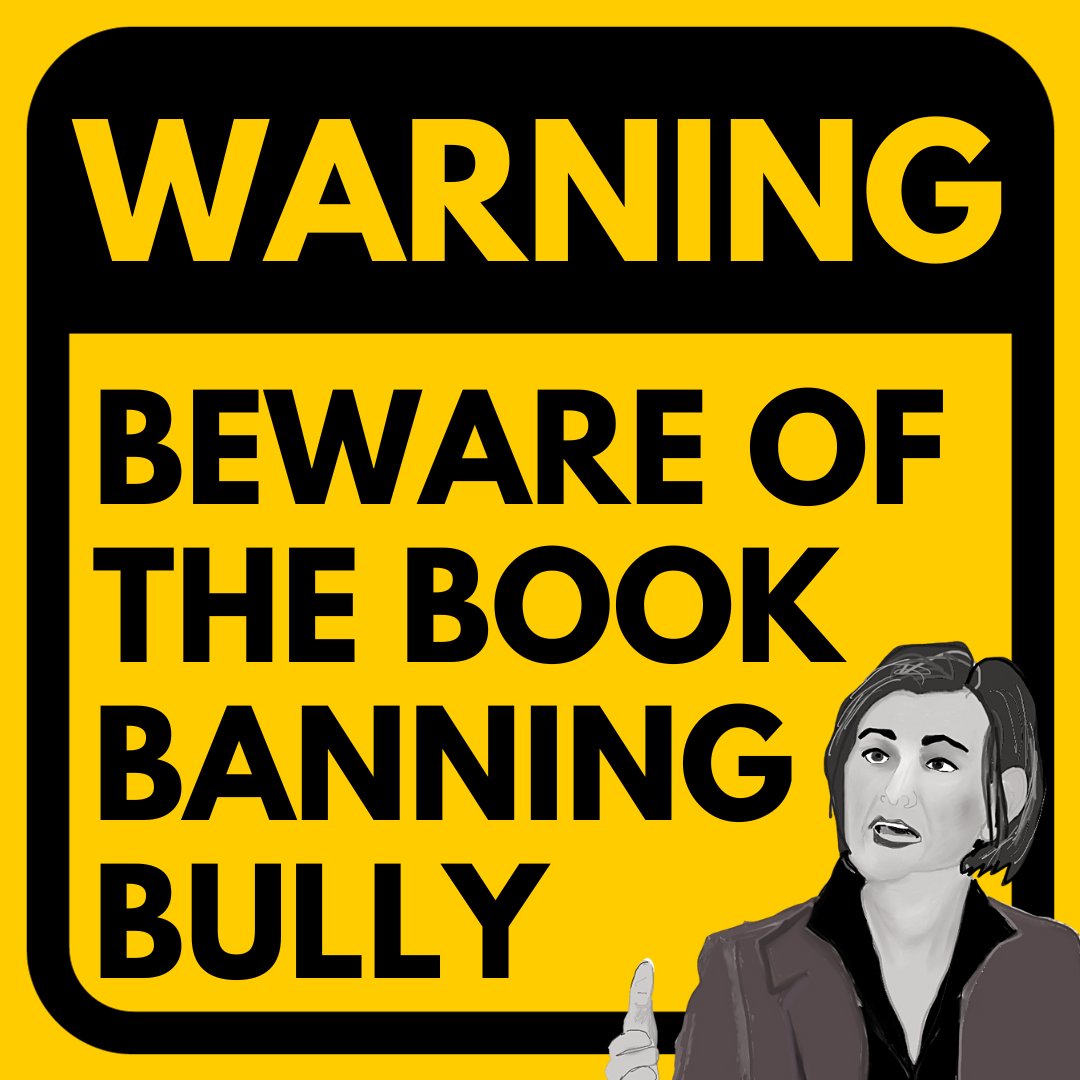 Looks like <a href="/IAGovernor/">Gov. Kim Reynolds</a> doesn’t like being called a book banner… So, make sure to share!

We support public schools, not book banning bullies like Reynolds! #Iowa
bleedingheartland.com/2023/10/29/iow…