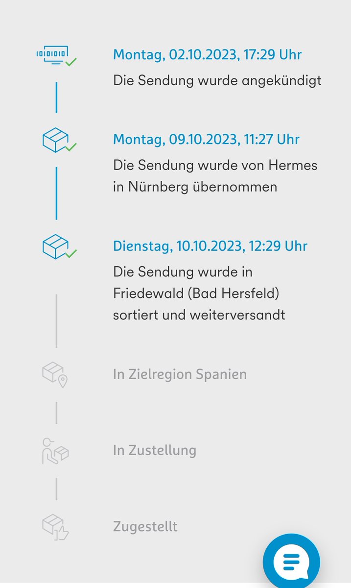 Oscarsh86's tweet photo. @hermesDE Ich warte seit fast einem Monat auf ein Paket in einer Sendung von Deutschland nach Spanien. Der Kundenservice ist nicht existent, sie sagen mir immer, dass das Paket auf dem Weg ist und in 1 oder 3 Tagen geliefert wird, aber es wird nie geliefert. 02275173002955 https://t.co/FRIjOf2jo9