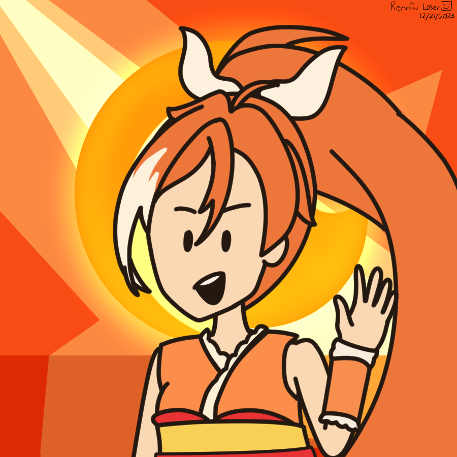 RenniwLoser's tweet photo. Day 355: Crunchyroll-Hime, the mascot of Crunchyroll.
#CrunchyrollHime #CrunchyrollHimeIcon #DrawHime #Kits #VTuber #ENVTuber #VTuberEN #YouTube #YouTuber #365DaysChallenge https://t.co/eg0uf6WPlI