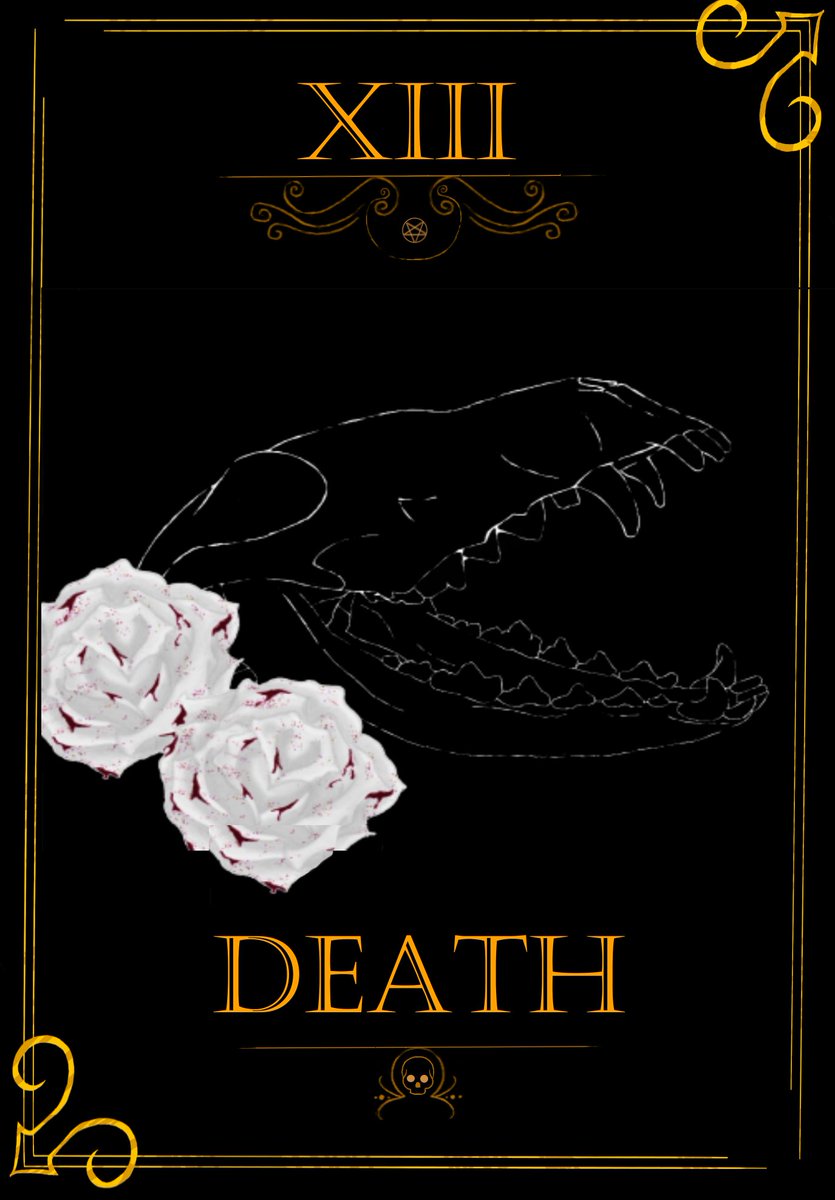 Drade666's tweet photo. The death tarot card.
I did a couple of these just for fun because Halloween.
#Halloween #Halloween2023 #digitalart #DeathCard #tarot #Tarotcard https://t.co/935IaEuOWR