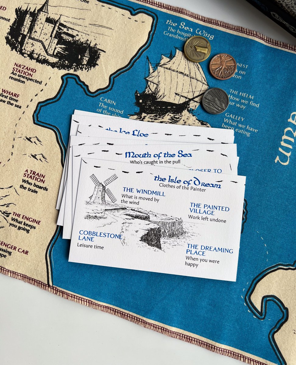 hotdeernicorn's tweet photo. Screen-printed island cards for Fall of Magic! One cool thing about having your own workshop is that you can skip the production line and make it yourself, which is exactly what we did with this latest batch of island cards 🌊 Look at how they turned out! #fallofmagic https://t.co/Ibg43DYqk1