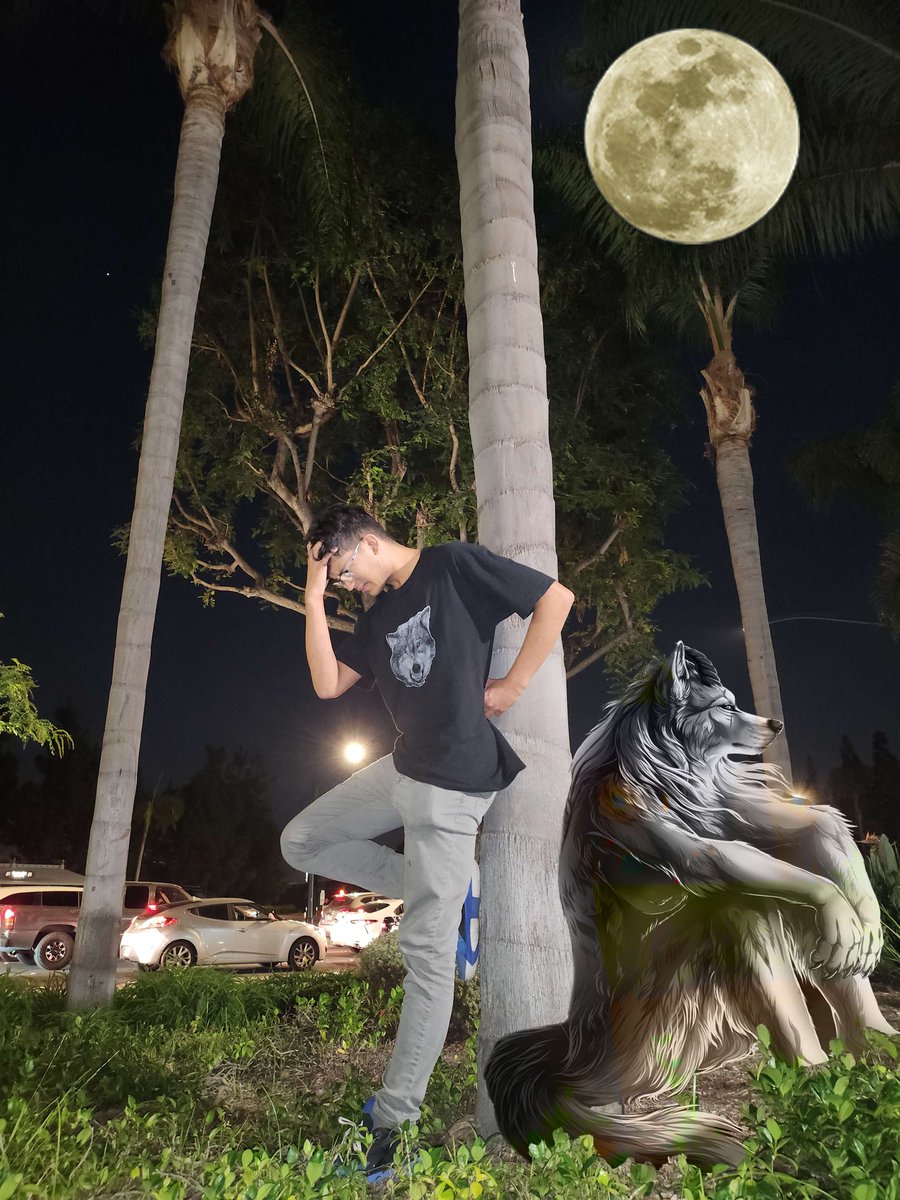 unleashing our inner wolves today 🐺🌕