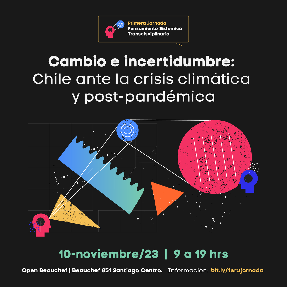 No diga que no le avisaron: quedan solo unos días para la 1era Jornada de Pensamiento Sistémico Transdisciplinario. Un panel, altísima invitada internacional, mesas de estudiantes y espacios de discusión sobre complejidad e incertidumbre en la sociedad contemporánea 👇