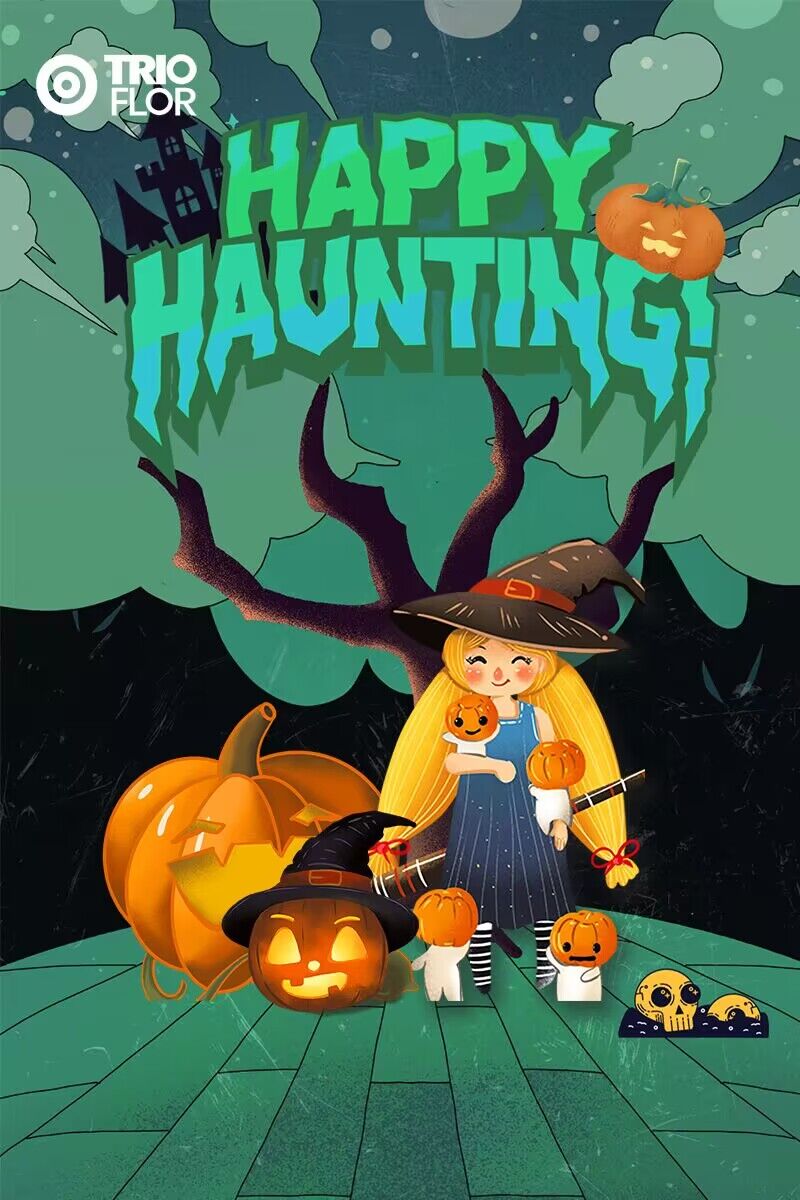 Don't forget to stay safe while you enjoy the festivities, and keep an eye out for things that go bump in the night. Wish you a Halloween filled with thrills and chills！👻🎃

trioflor.net
#HappyHalloween #TrickOrTreat #spcflooring #floordesign #flooringmanufacturer