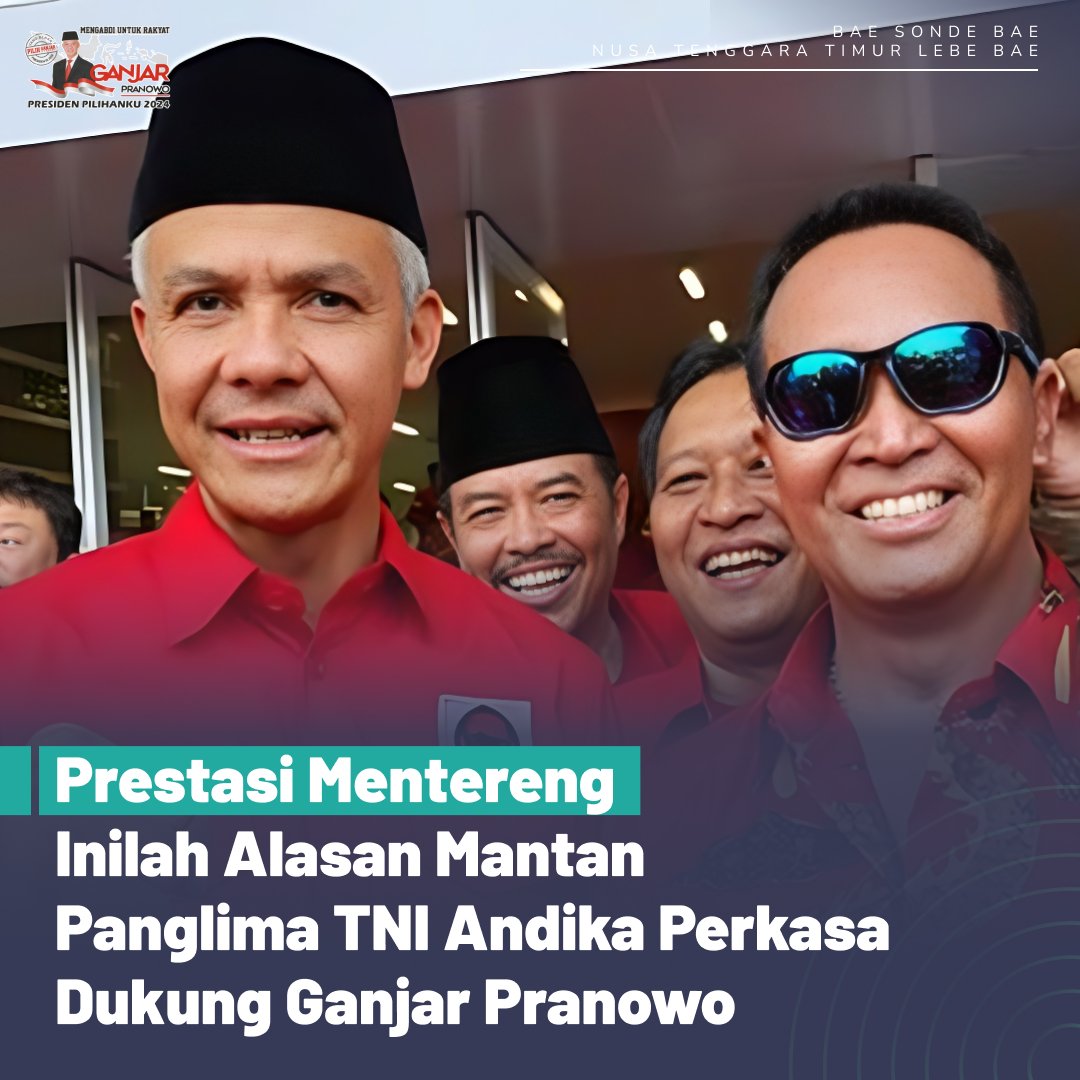 hasna_febriyani's tweet photo. Prestasi yang mentereng menjadi alasan kuat Andikan mendukung Ganjar di 2024.

Sule Le Minerale Gal Gadot Pak Ganjar Giselle Ratih Syailendra Saranjana Feni https://t.co/ORcB2KZDiF