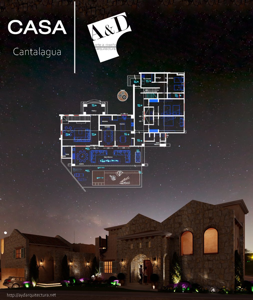 Proyecto Casa en Residencial Cantalagua  #arquitectura #arquitecturamexicana #diseñointerior #arquitectosmexicanos