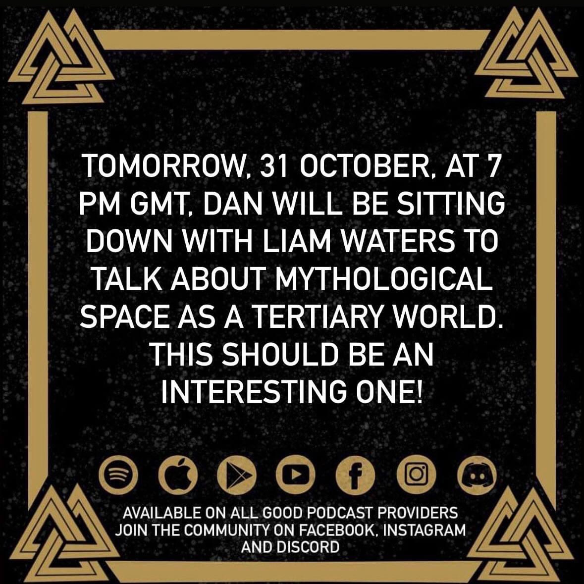 liamh2os's tweet image. Join us tomorrow for a very special Halloween Episode of the Nordic Mythology podcast. I will be talking all about “the Otherworld” on this very special midway point between the autumn equinox and winter solstice.