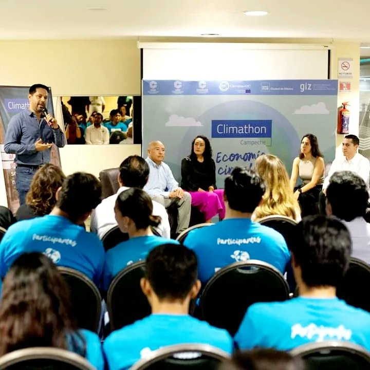 Agradezco a Luis Emilio Ortiz, Director General de Proeventos Campeche; y a su equipo por sumarse al proyecto Climathon Campeche 2023, gracias a ustedes el evento se desarrolló sin contratiempos en un recinto de primer nivel. Ustedes son ¡Aliados del #EcosistemaEmprendedor!