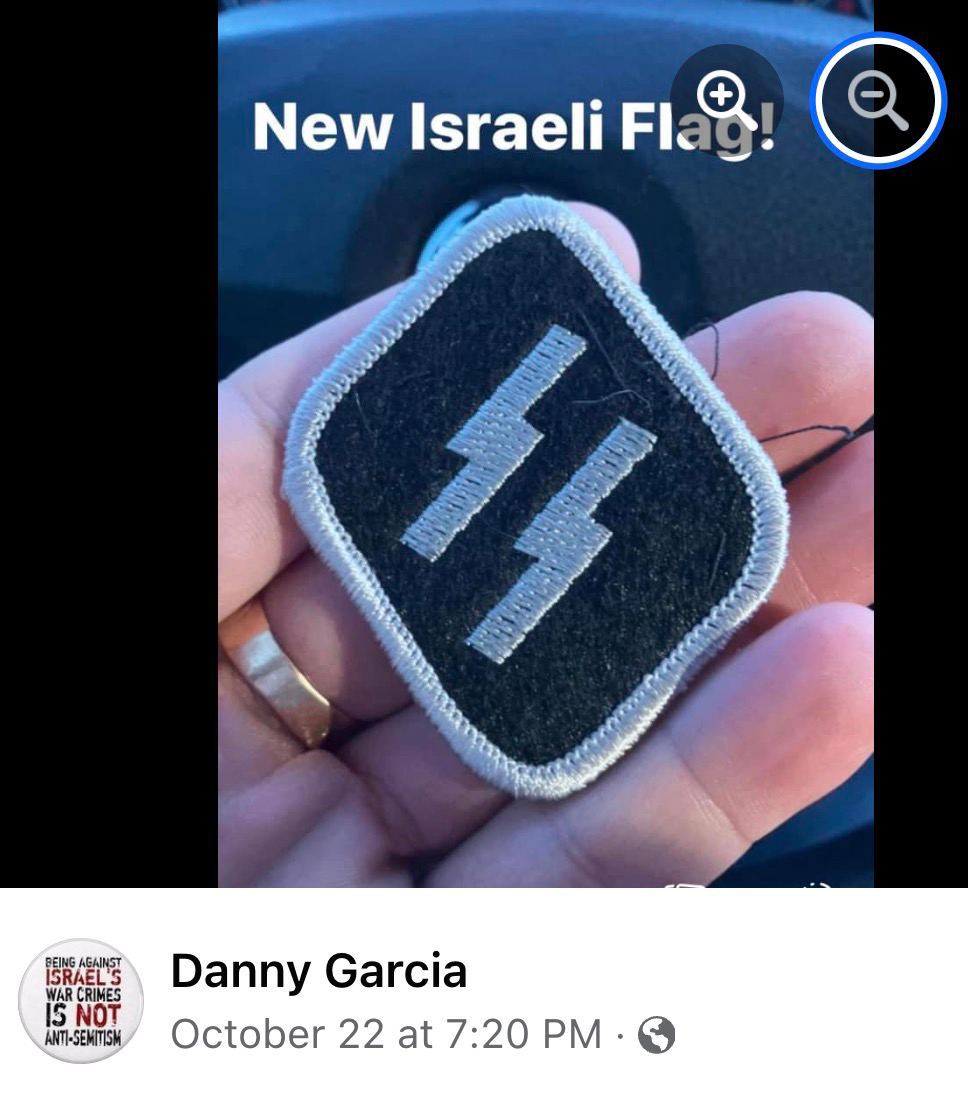 MrAndyNgo's tweet photo. I've found the Facebook page of Daniel Garcia, the man accused of breaking into a Jewish family's Los Angeles home and threatening to kill them. When he was arrested, he repeatedly screamed, "Brown lives matter" and "Free Palestine." His social media posts show a long hatred of Israel, perhaps inspired by misinformation. https://t.co/HMNdBy6Fy7