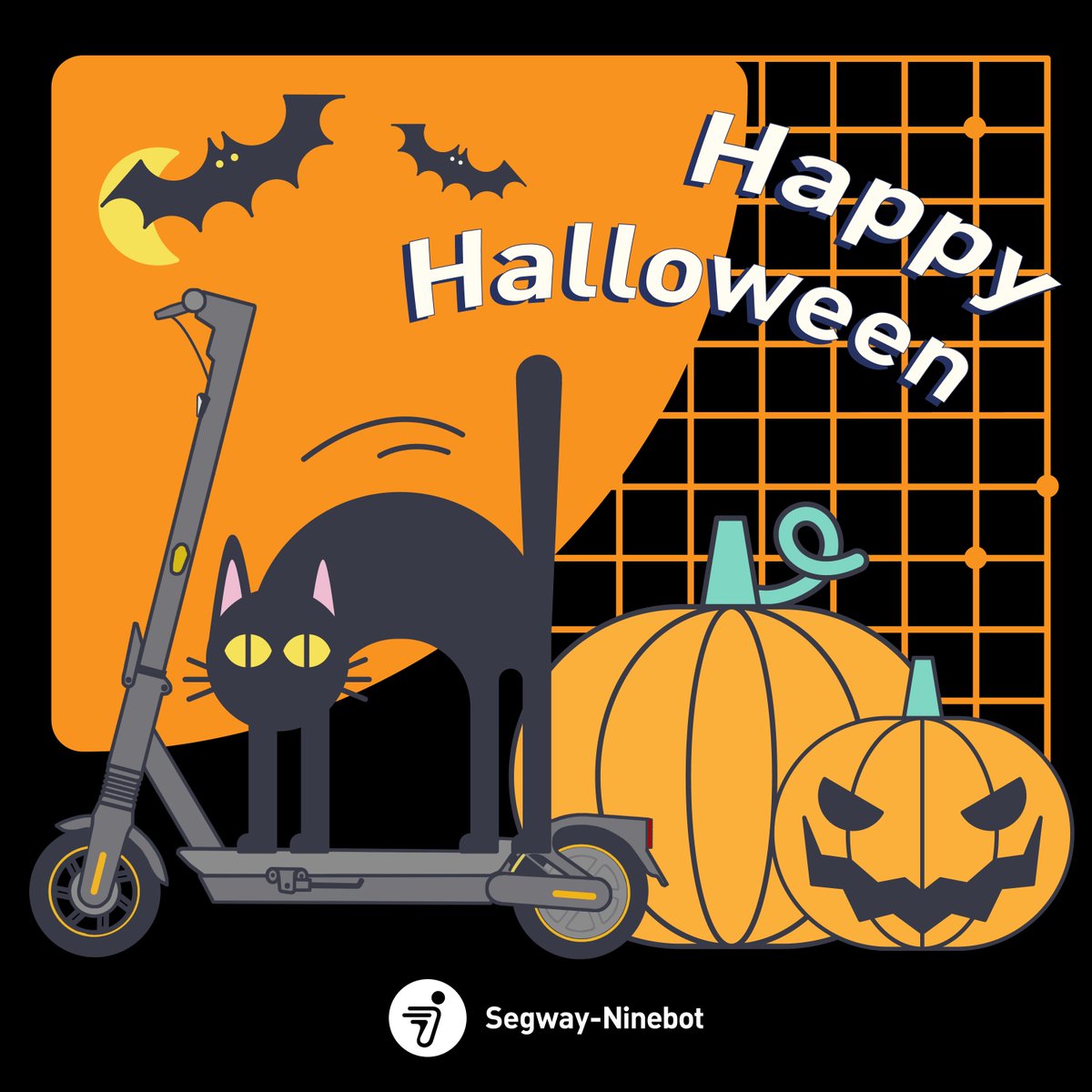 Happy Halloween from Segway-Ninebot! Get ready to scoot into the night with some kitty and pumpkin pals. 🎃🐱🛴

#Halloween #HappyHalloween #SpookySeason #HalloweenCostume #SegwayNinebot #Scooter #Pumpkin #Cat #HalloweenLover #TrickorTreat