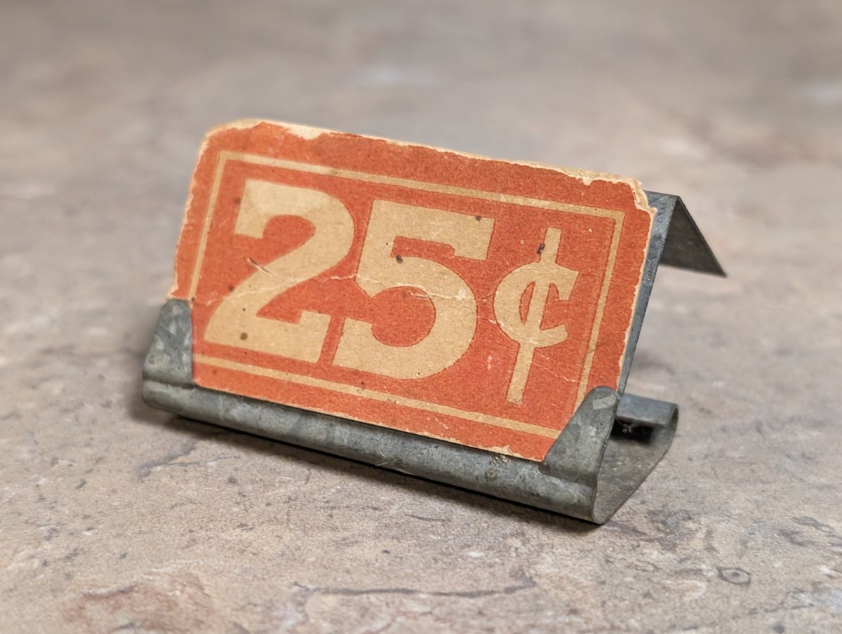 WienerAntiques's tweet photo. Looks like a #vintage price tag from a candy or grocery store.... Back before a #BabyRuth cost $2.
#antique #storedisplay #dimestore #fiveanddime https://t.co/PYcCTs9IrG