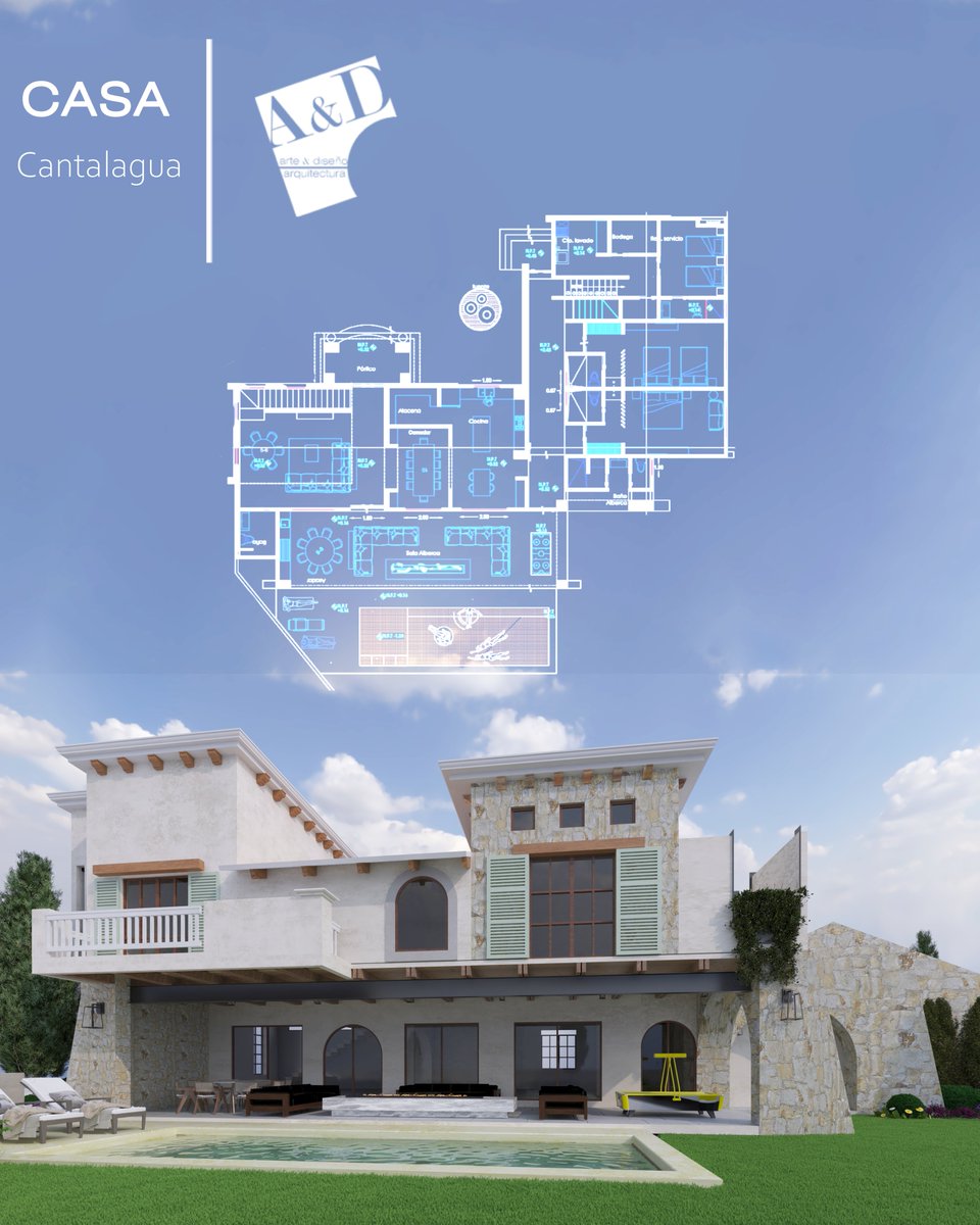 Casa en Residencial Cantalagua #arquitectura #arquitecturamexicana #arquitectosmexicanos #diseñointerior