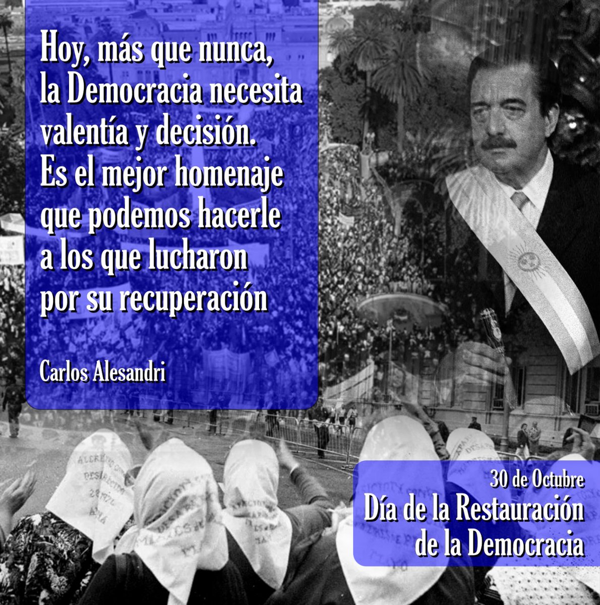 30 de Octubre - 40 años de Democracia